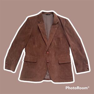 VTG ~ 1980s ~ Jordache ~ Brown Corduroy Sports Jacket  ~ Size 44R